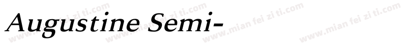 Augustine Semi字体转换
